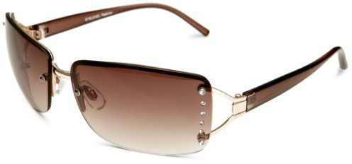 Eyelevel Helena Sunglasses for Women - Classic Style Ladies Sunglasses in Brown and Gold - With UV400 Protection and CAT3 Lens