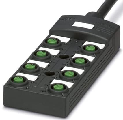 PHOENIX CONTACT SACB-8/16-5.0PUR SCO P Sensor/Aktor-Box, 8 Anzahl der Steckplätze, 4 Polzahl, 5m Leitungslänge, 1151.800g