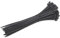 Meister Kabelbinder - Praktisches Set - 100 Stück - schwarz - 200 x 4,8 mm - Stabiles Nylon - UV-Beständig - Langlebig & robust / Kabelbinder-Set für Bündelgut / Kabelverbinder / 1752550, 200 mm