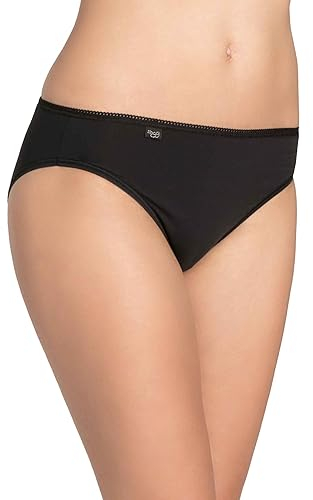 sloggi Damen 24/7 Cotton Tai C3P Slip, Black, 46