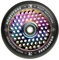 Root Industrie Air Honeycore 110mm Stunt-Scooter Rolle + Fantic26 Sticker (Rainbow Neochrome/Pu Schwarz)