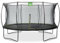 EXIT Toys Silhouette Trampolin - ø427cm - Großes Rundes Gartentrampolin Outdoor für Kinder - Mit Sicherheitsnetz - Preisgünstig - Sicherer Einstieg - Gute Sprungkraft - Mit Fußschutzsystem - Schwarz