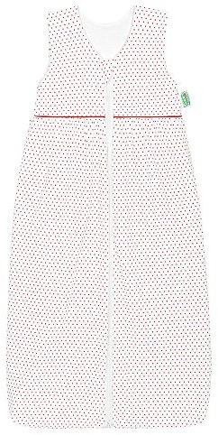 Odenwälder Jersey-Schlafsack Anni Mini Star rot, Größe in cm:130 cm
