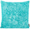 Magma Kissenhülle Fluffy - 40 x 40 cm - Plüsch Kissenhülle Felloptik - sehr flauschig und kuschelig - in vielen Farben, Farbe:Magma_türkis_032