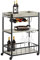 SoBuy® FKW56-HG Chariot de Service Desserte à roulettes Chariot Commode Roulant avec Plateau Repas Amovible