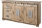 Sideboard Kommode 150cm 2 Türen 3 Schubladen Mangoholz Holz massiv geweißt