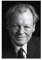 Willy Brandt Deutscher Staatsmann Poster Dekorative Malerei Leinwand Wandkunst Wohnzimmer Poster Schlafzimmer Gemälde 30 x 45 cm
