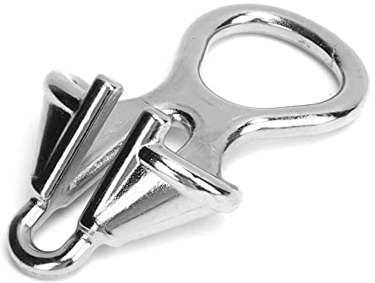 Akozon Candado de Cadena de Ancla, 6-8 mm / 0,24-0,31 pulg., Acero Inoxidable 316, Bloqueo de Cadena de Ancla, Cuerda, Dispositivo de Amarre, Hardware, Accesorios para Barcos