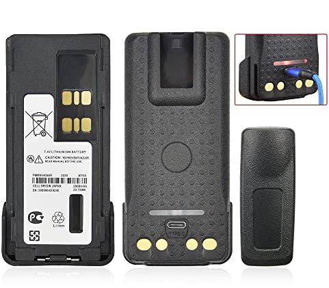 PMNN4409AR USB-Akku für Motorola XPR3300 XPR3500 XPR7350 XPR7550 GP328D DP4400 XiR P8608 APX2000 Ersatzakku für Walkie Talkies