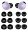 6 Pairs Galaxy Buds 2 Pro Memory Foam Ear Tips, S/M/L Noise Reduce Anti-Slip No Silicone Pain Comfortable Fit in Case Earbuds Compatible with Samsung Galaxy Buds 2 Pro 2022 Release - Graphite