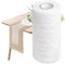 VOCDEMERI Tischläufer Spitze 15cm*22m Weißer Tischläufer mit zarter Spitze Tischdecke Kommunion, Spitzenstoff Weiß, Tischläufer für Vintage Hochzeit Konfirmation und Kommunion Dekoration