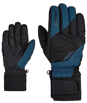 Ziener Herren GATIS Ski-Handschuhe/Wintersport | wasserdicht atmungsaktiv, hale navy, 10,5