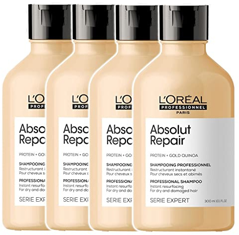 4er Loreal Professionnel Serie Expert Absolut Repair Gold Shampoo 300 ml