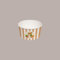 Lucgel Bicchiere Coppetta Gelato Carta Grande 200cc - Grafica Fruits&Stripes Nocciola, Fibra Cellulosica 100%, Riciclabile - 200 pz -