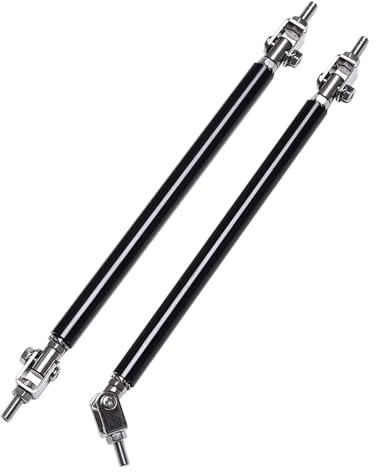 Frontspoiler Lippe Für E46 E90 E60 E36 E39 F10 F20 F30 Auto Zubehör Universal Frontschürze Lip Splitter Spoiler Strut Stange Krawatte Unterstützung Bar Spoilerlippe Frontspoiler (Farbe : 10cm Black)