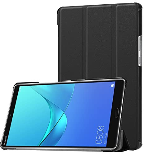 Tablet-Schutz Fall Compatible with Huawei Mediapad M5 8.4 SHT-AL09 SHT-W09 Fall, schlanke Tri-Fold-Stand-Smart-Hülle, Multi-View-Winkel-Stand-Hartschale Folio-Hülle-Abdeckung Autoschlaf / Wake Tablet-