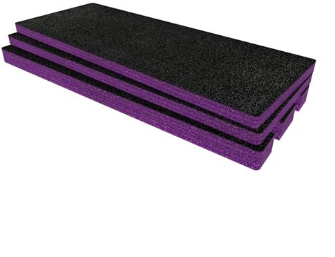 Shadow Foam Insert Pack Made for Peli 1700 Gen 1 - Cut and Peel Foam Inserts for Peli Cases | Camera Storage, Photography Organisation Purple