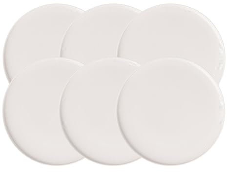 Villeroy & Boch Afina - Piatto piano bianco, 27 cm, set 6