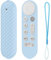 FTRONGRT Coque Compatible avec Google TV Streamer 4K 2024, Ultra-Mince et Léger, Anti-Chute, Anti-Collision, Housse de Protection en Silicone pour Télécommande.Bleu Ciel