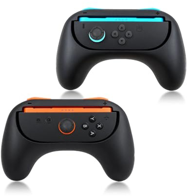 YipuVR 2pcs Hand Griffe für Swich2, Wear Resistant Handle Kit für Swich2, Durable Ergonomic Handle Kit für Switch-Controller für Geburtstage, Feiertage, Jubiläen