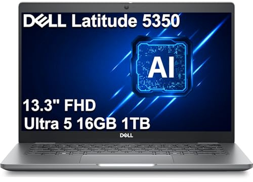 Dell Latitude 5350 Laptop, 13.3 FHD, Ultra 5 125U, 16GB DDR5, 1TB SSD