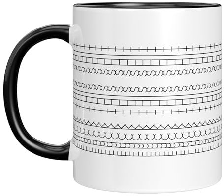 LIEBTASTISCH Fuck this Shit - Taza de café con mensaje oculto - Regalo para el trabajo, oficina, divertido, divertido - Idea de regalo - Negro