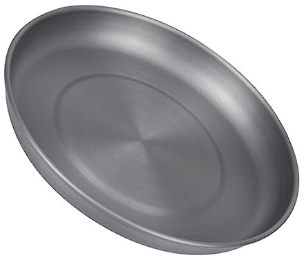LIGIGWASH Vajilla Portátil Para Acampar Plato De Aleación De Aluminio Práctico Plato Para Picnic Exteriores Para Camping y Viajes