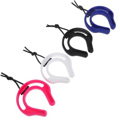 SHINEOFI 4pcs Door Jam Door Stops Plastic Slam Protection Clip Prevent from Closing for Home and Office
