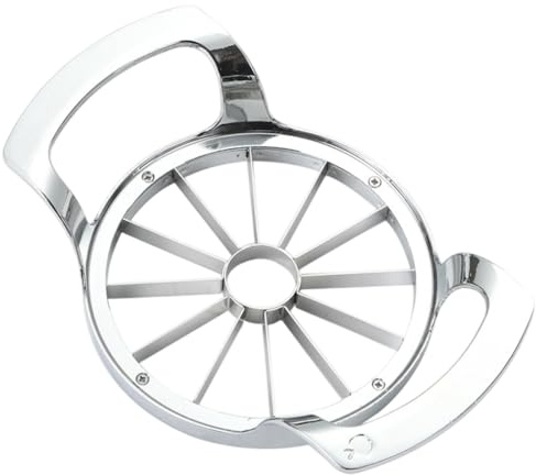 Coupe Pomme Acier Inoxydable, trancheur de pomme, tranche pour Les Pommes et Les Poire, enleve trognon pomme, Tranche Pomme de Terre En 12 Quartiers, Réutilisables, Adapté aux Pommes et aux Poires