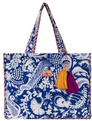 Oilily Schultertasche Sanny Shopper Mazarine Blue blau