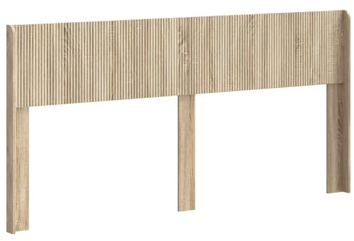 vidaXL Kopfteil Sonoma-Eiche PB, Schlafzimmer, modernes Design, Kopfteil aus Holz, schlanker Stil, schicke Deko, praktisches Element für Deine Wohnung