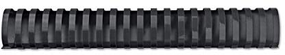 GBC Dorsi plastici 21A 38mm 50pz - Nero - 4028185