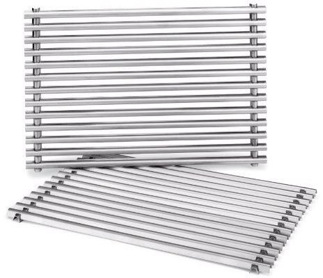 Weber 7527 - Parrillas De Cocción De Acero Inoxidable Para Spirit Serie 300