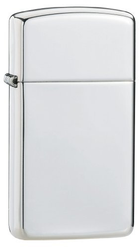 Zippo Feuerzeug Slim, hochglanzpoliert, Sterlingsilber