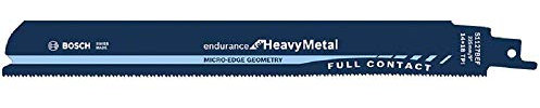 Bosch Accessories lame de scie sabre pour le métal S 1136 BEF BIM Endurance for Heavy Metal 5 pièces 2608657524