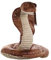 Wild Republic 11477 12233 Plüsch Schlange Kobra, Cuddlekins Kuscheltier, Plüschtier, 30 cm