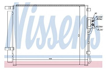 NISSENS Kondensator, Klimaanlage 940209