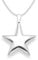 Sterling Silver Star Necklace on 18 Silver chain - SIZE: 22mm - Double sided. Gift Boxed. 8103/8500 (18)