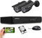 SANSCO 1080p HD CCTV Camera Systems, 4CH Security DVR Recorder with 2x 2MP AHD Cameras and 1TB Preinstalled Hard Drive, Metal Housing Cams, PC/App Remote Viewing, Email/App Alert