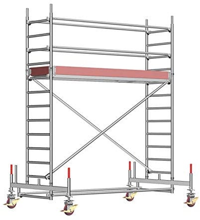 Layher Fahrgerüst Uni Standard Arbeitshöhe 4,5 m