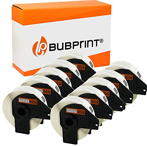 Bubprint 10 Etiketten kompatibel mit Brother DK-11201 | Passend für P-Touch QL1050 QL1060N QL500BW QL550 QL560 QL570 QL580N QL700 QL710W QL720NW QL810W