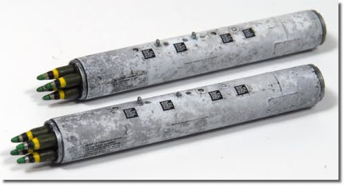 Eduard EDB648226 Brass 1:48 -LAU-10/A Zuni Rocket Pod Kit, Various.