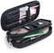 HOYOFO 2 Schichten Make-up Bush Bag Travel Kit Organizer Reißverschluss Kosmetiktasche für Reisen & Home Gebrauch mit Spiegel für Frauen