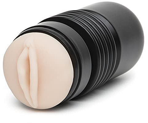 Lovehoney Thrust Pro Ultra Zoey Male Masturbator Cup for Men, Flesh Pink | 6 Inch Realistic Vagina with Textured Canal, Vibrator Compatible Male Sex Toy, Self Pleasure Sex Toys for Men, Waterproof