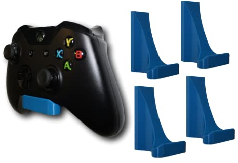 3d Lasers Lab Controller-Wandhalterungs-Set für Xbox One, Microsoft, einfache Installation, 3M-Befehlsstreifen enthalten (blau, 4)