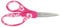 Fiskars Kinderschere, Ab 8 Jahren, Länge 18 cm, Für Rechts- und Linkshänder, Rostfreie Stahl-Klinge/Kunststoff-Griffe, Pink (im Blumenmuster), 1027421