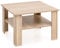 Wohnling Couchtisch Sonoma 60x42x60 cm Design Holztisch mit Ablage, Wohnzimmertisch Sofatisch Loungetisch, Kaffeetisch Stubentisch mit Stauraum, Tisch Wohnzimmer
