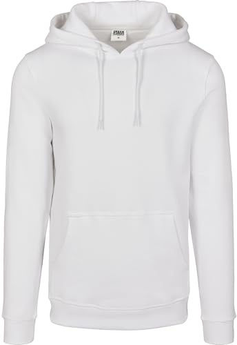 Urban Classics Men's Organic Basic Hoody, White (White 00220), Small