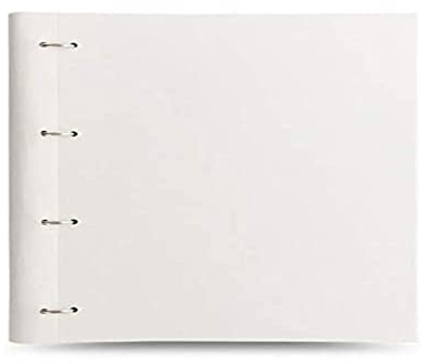 Filofax Classic Monochrome A4 Taccuino, Bianco