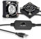 GDSTIME 2-Pack Quiet 40mm USB Fans with 3 Speed Control, Mini 5V DC Brushless Computer Case Fan for VR Gear Raspberry Pi Cosplay Helmet Mini PC Aquarium Roku Router Cooling Ventilation